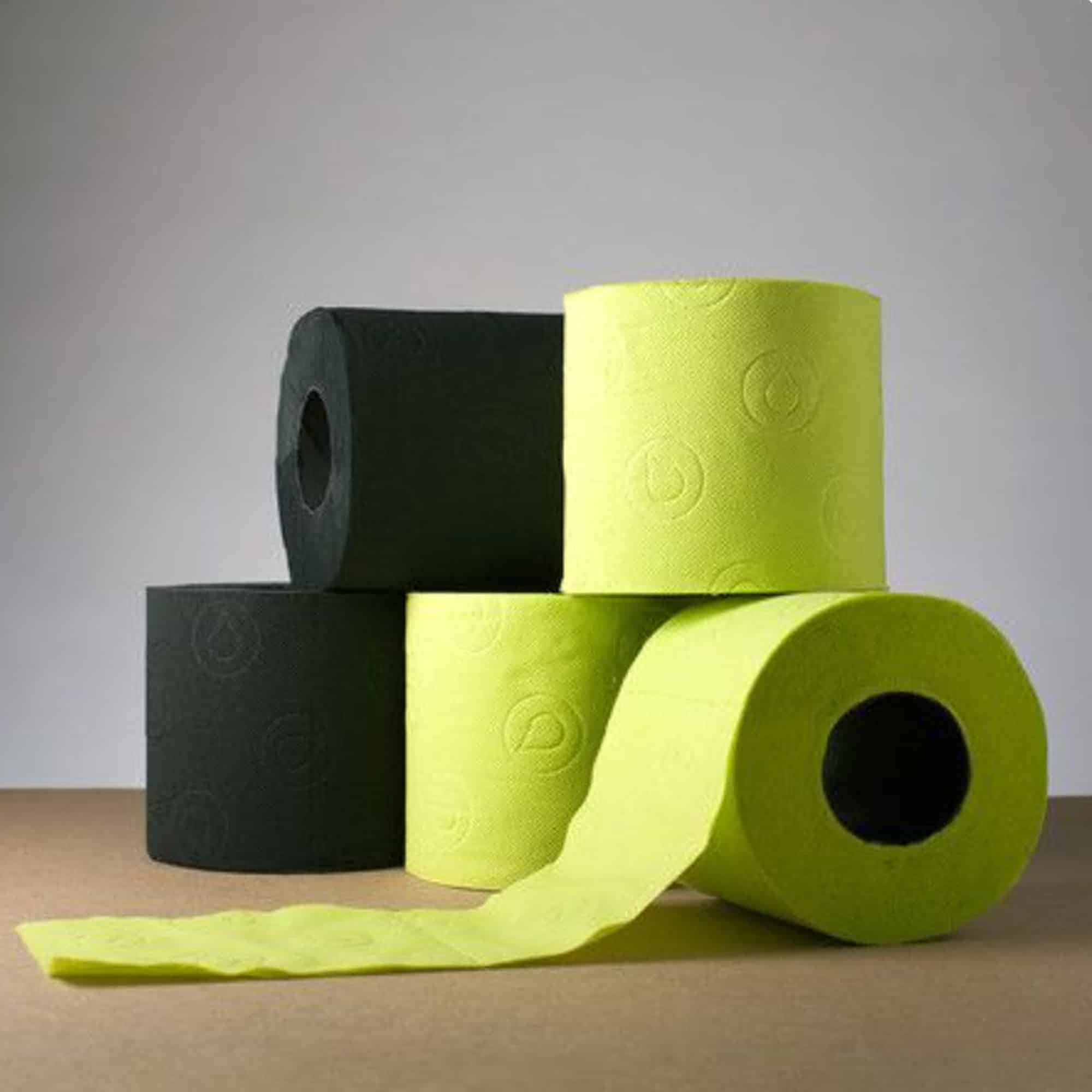 Renova Lime Green Jumbo Toilet Paper, 6 Rolls, 180 Sheets Per Roll
