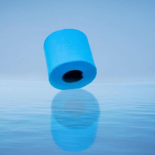 azul paquete 6 rollos pañuelo pantano rollo inodoro papel baño coloreado perfumado loo fuerte 3 capa