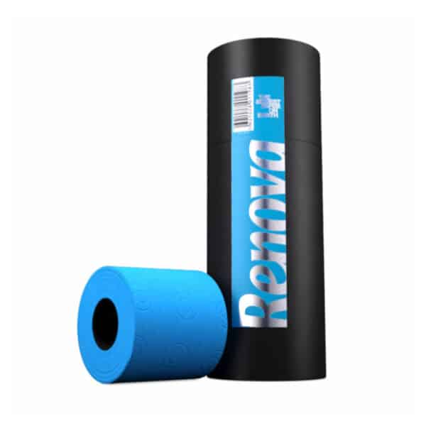 blue gift roll toilet paper