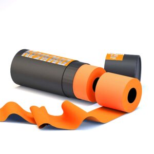 Lavish Orange Toilet Paper Gift Box: Renova Orange Rolls - 3 Ply, 140 Sheets - Dermatologically & Gynecologically Tested - Ecolabel Certified - Ignite Delight with this Unique and Conversation-Starter Gift!
