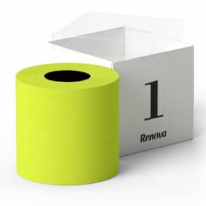Lime Green Toilet Paper Gift Box | Renova | 3-Ply Roll