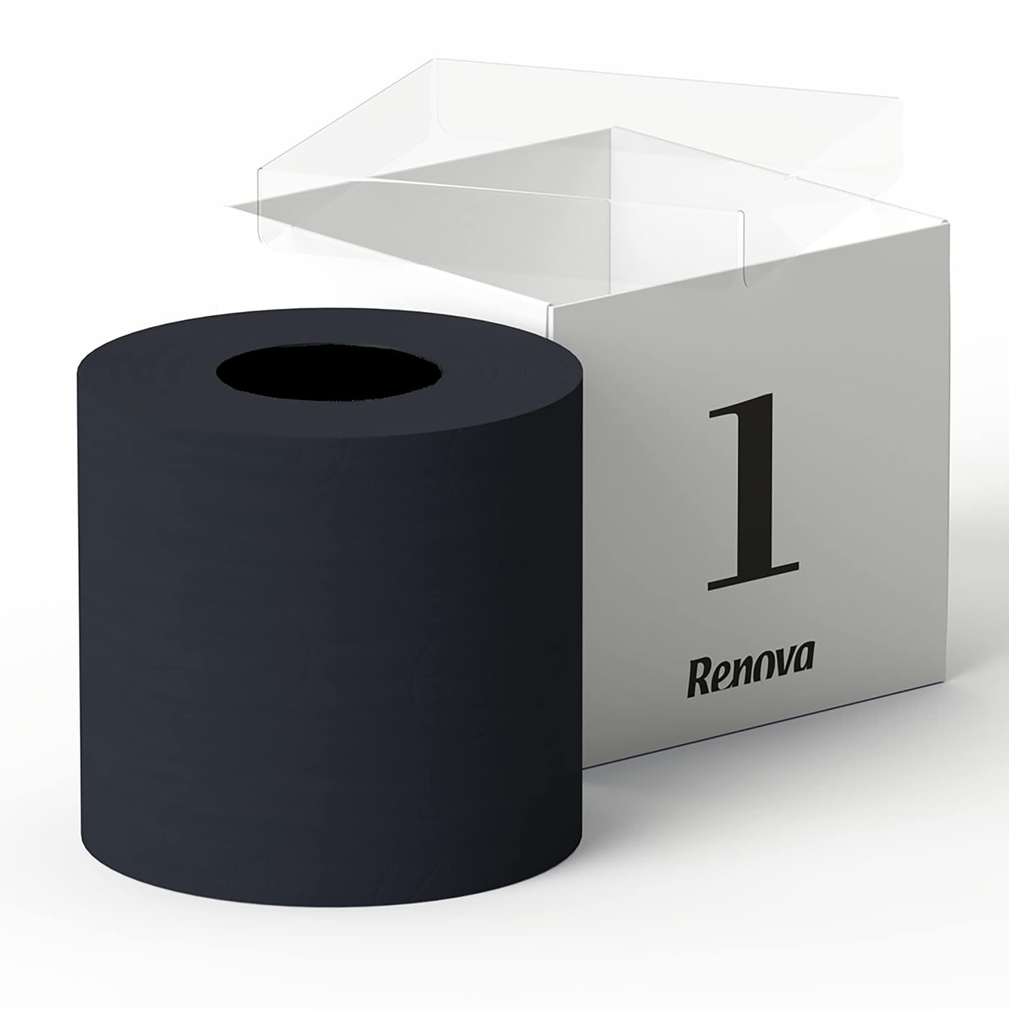 Black Toilet Paper Gift Box, Renova