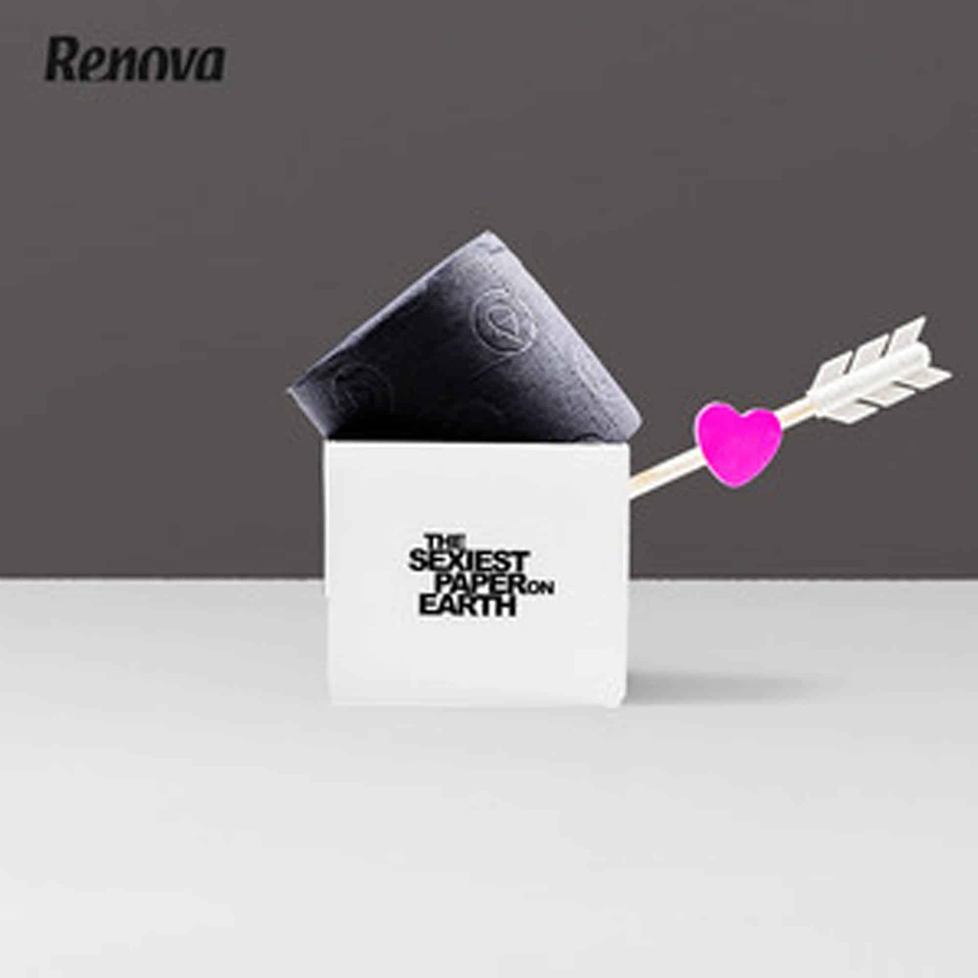  Renova H&PC-53742 3 Ply Soft Black Toilet Loo Tissue