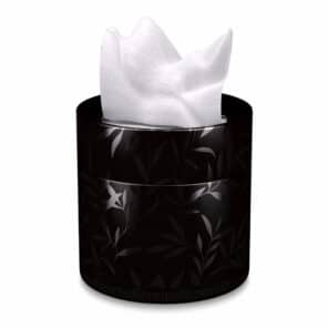 Facial Tissue Round Black Box | Renova | 3-Ply Tissues
