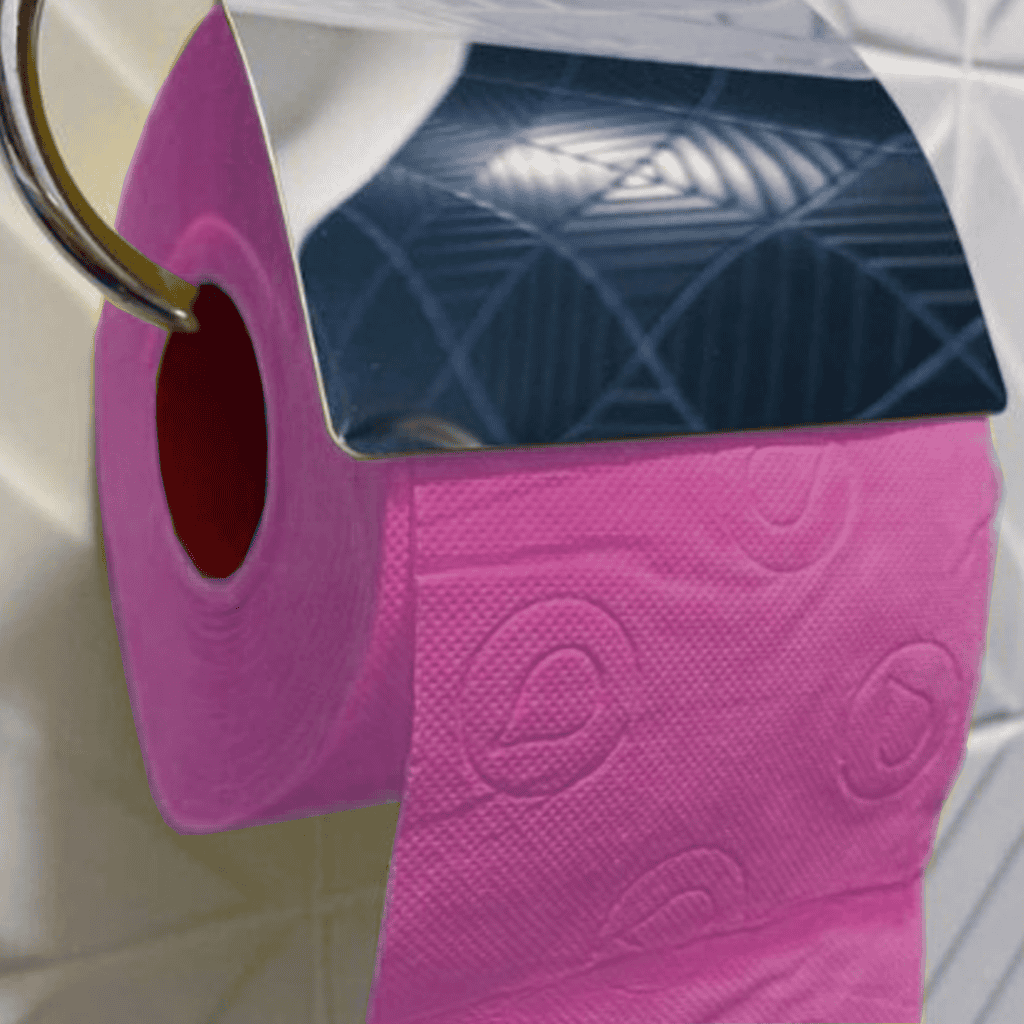 Pink Toilet Paper Jumbo 6-Pack | Renova | 3-Ply Rolls
