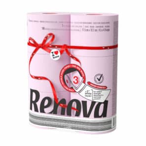 Light Pink Toilet Paper Jumbo Pack | Renova | 3-Ply Rolls