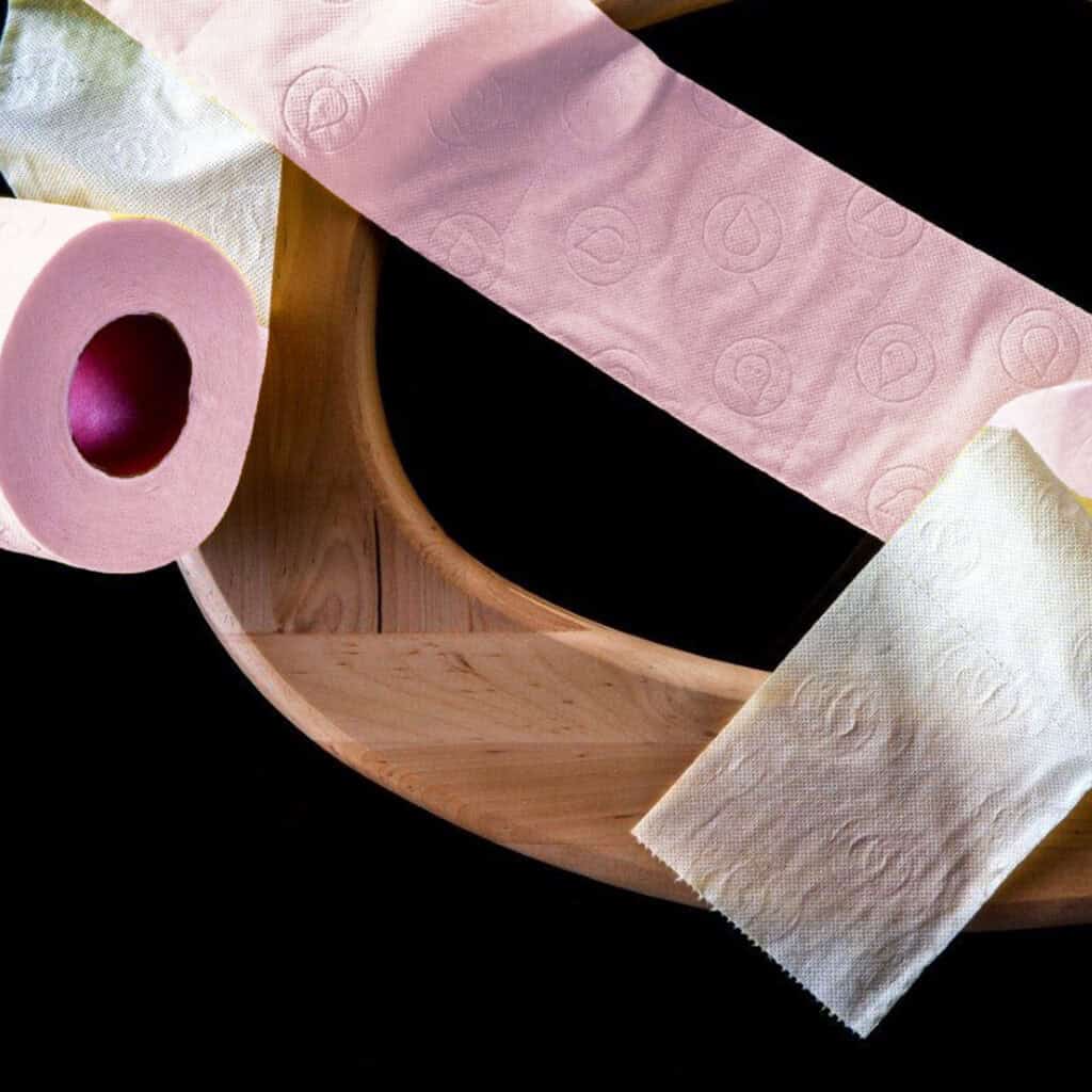 Light Pink Toilet Paper Jumbo 6-Pack | Renova | 3-Ply Rolls