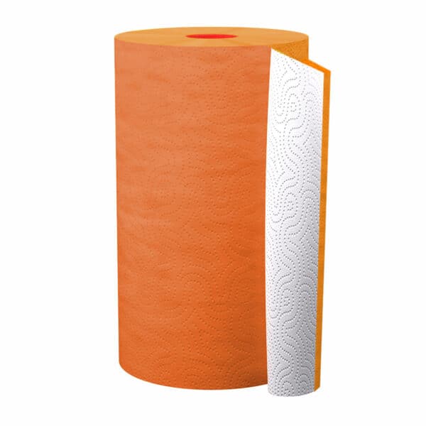Orange Paper Towel