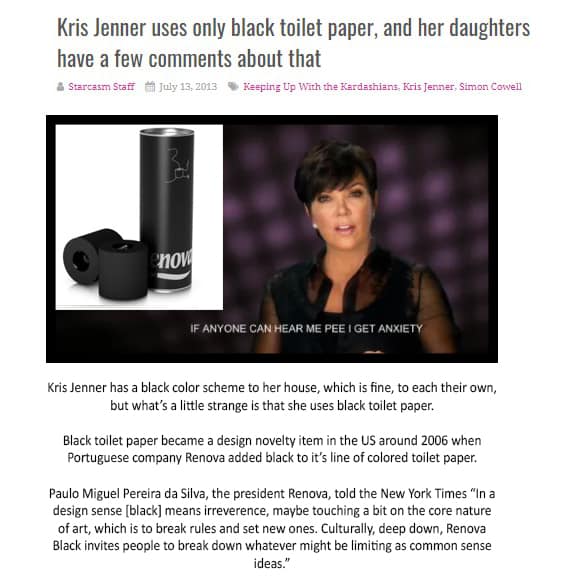 kardashians Kris Jenner black toilet paper