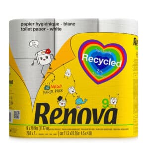 Recycled Toilet Paper Pack | Renova | 3-Ply Rolls