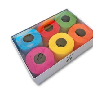 Renova Gift Box Toilet Paper 3 Ply 6 Multicolor Rolls 140 Superior Quality Sheets