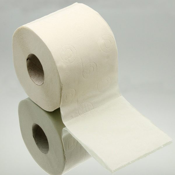 Recycled Toilet Paper 9 Rolls 2-Ply Paper Pack White