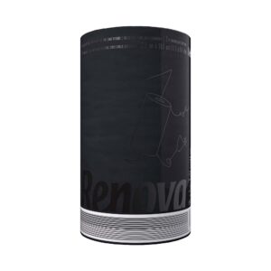 Renova Black Paper Towel Jumbo Roll - 2 Ply, 120 Highly Absorbent Sheets - Achieve a Professional and Polished Image with Style- Unique and Different