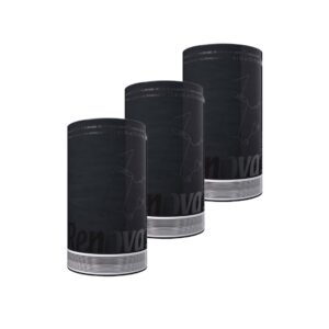 Renova Black Paper Towel Jumbo Roll Set - 3 Rolls, 2 Ply, 120 Highly Absorbent Sheets - Elevate Your Image with Professional Style and Uniqueness