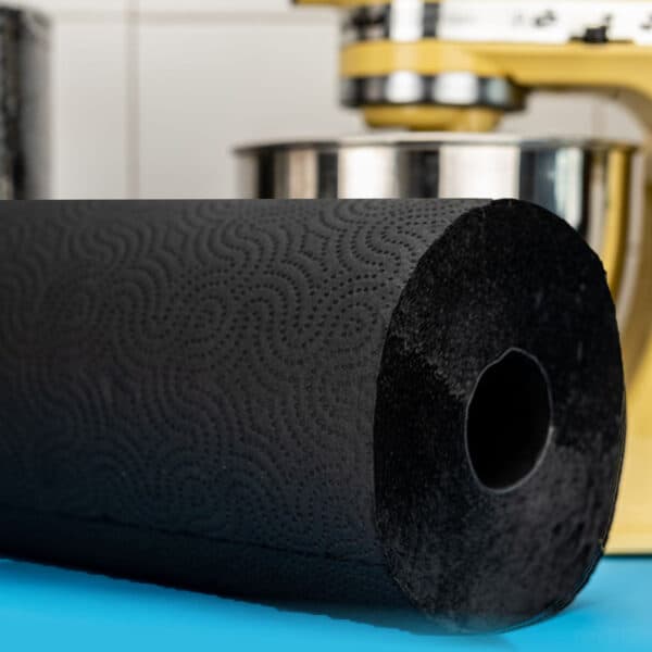 Black jumbo paper towel