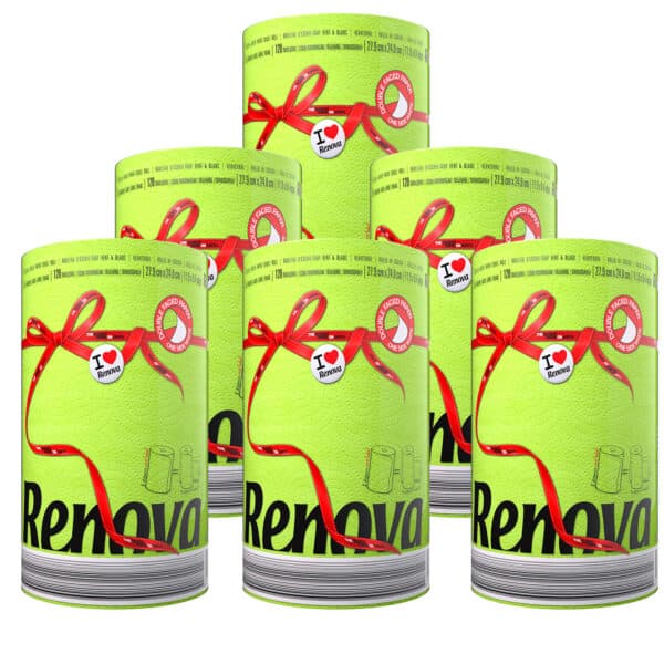 Lime green Paper Towel set of 6
