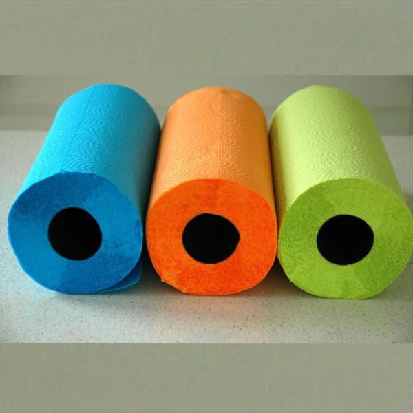 Blue paper towel jumbo roll