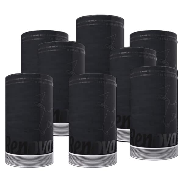 Black Paper Towel 8-Pack | Renova | 2-Ply Jumbo Rolls