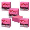 Pink Paper Napkins 5-Pack | Renova | 70 Napkins | 1-Ply