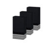 Linen-Feel-Paper-Dinner-Napkins-Folded-2-Ply-Black-25-Sheets