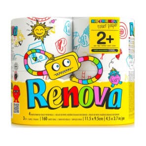 Kids Toilet Paper Pack | Renova | 3-Ply Rolls