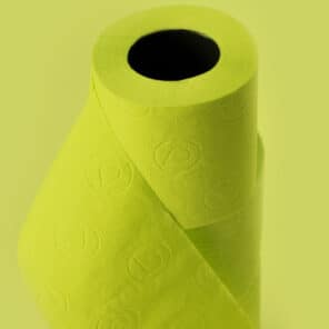 toilet paper lime green