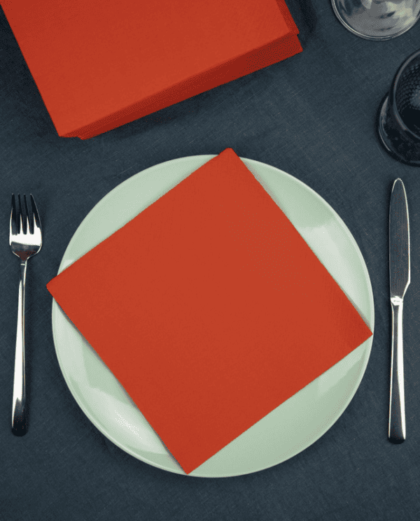 Pack de las servilletas del almuerzo rojo | Renova | 40 servilletas | 2 capas