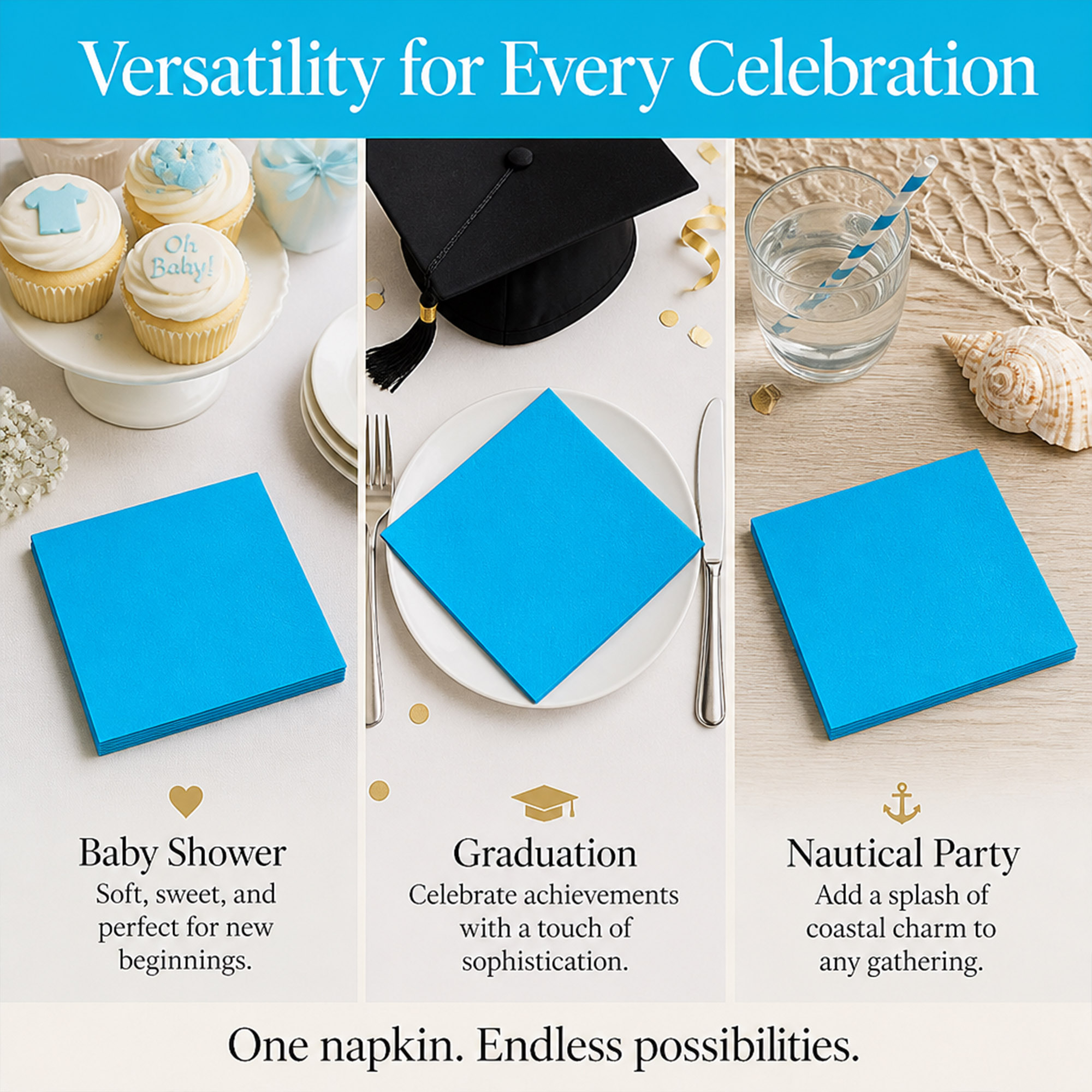 7-Aqua-Party-Paper-Serviettes-Baby-Shower-Graduation-Nautical