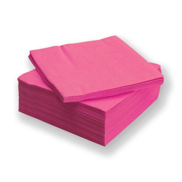 90 paquete rosa color papel material cóctel servilletas 2 capas construcción diversión diseño juguet
