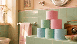 Colorful Nostalgia: A Look Back at the Popularity of Colored Toilet Paper in the 1950s and 1960s