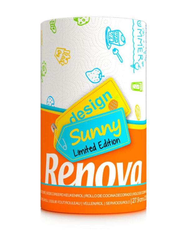 Sunny Paper Towel Pack | Renova | 2-Ply Jumbo Roll