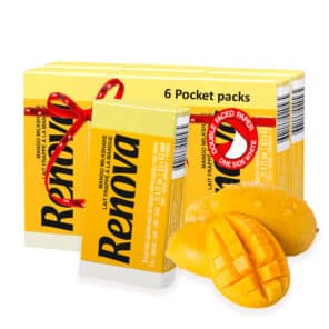 Yellow Pocket Tissue 6-Pack | Renova | 3-Ply
