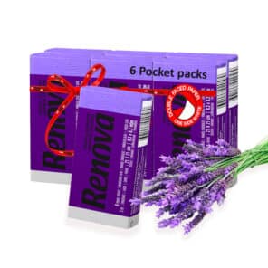 Purple Pocket Tissue 6-Pack | Renova | 3-Ply