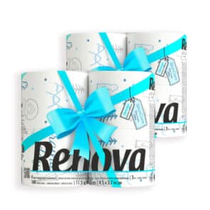 Winter Toilet Paper 2-Pack | Renova | 3-Ply Rolls