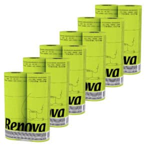 Lime-Green-Toilet-Paper-3-Ply-6-rolls-Pack-140-Premium-Quality-Sheets-Set-of-6