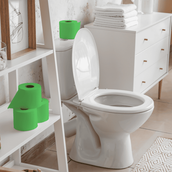 Papel higiénico verde 6 paquete | Renova | Rollos de 3 capas
