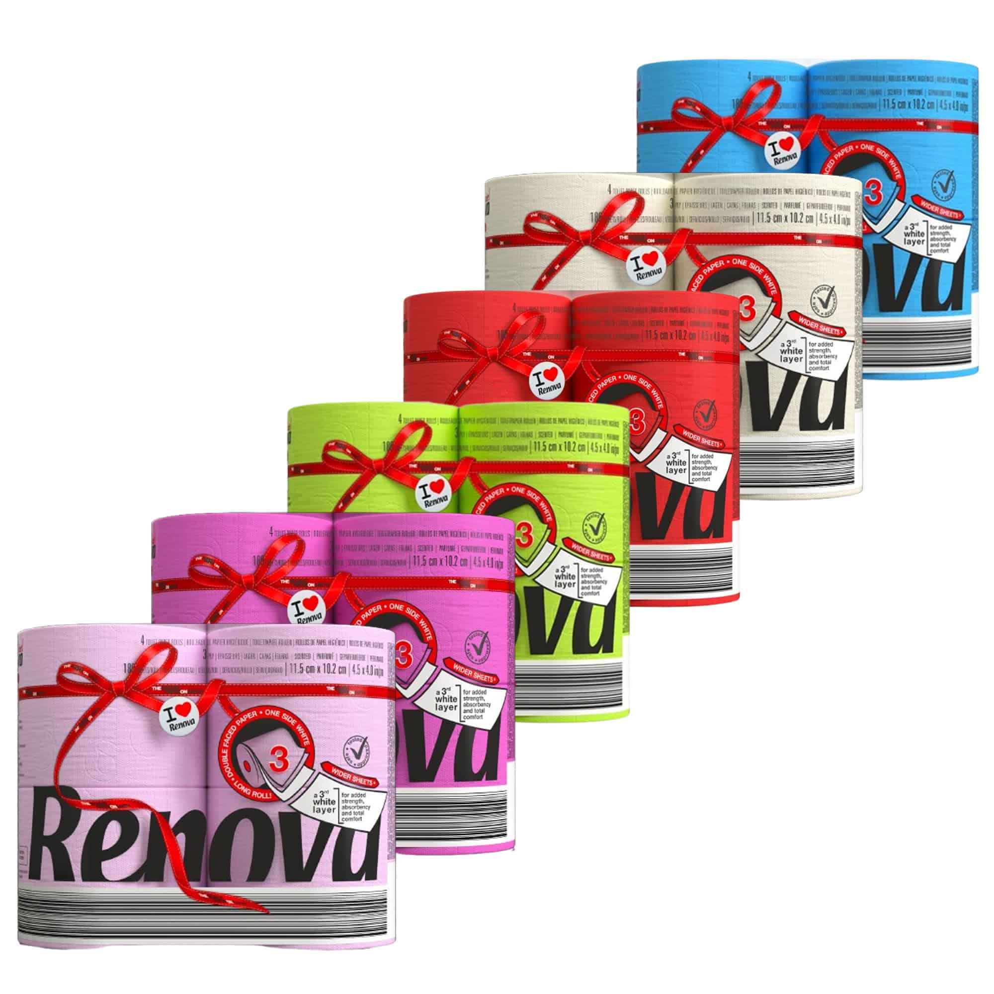 Renova Fucsia Toilet Paper - Thumbnail 3