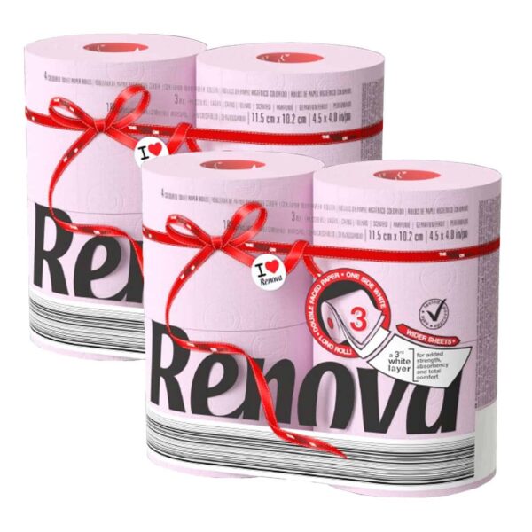 Renova lime green toilet paper 4x4 rolls-Pack | Renova | 3-Ply Rolls