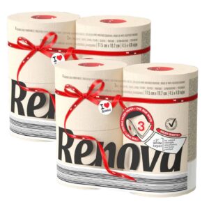 Renova light pink toilet paper 4x4 rolls-Pack | Renova | 3-Ply Rolls
