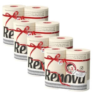 Renova vanilla toilet paper 4x4 rolls-Pack | Renova | 3-Ply Rolls