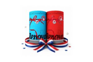 Red, White & Blue: An Easy 4th of July Tablescape & Bathroom