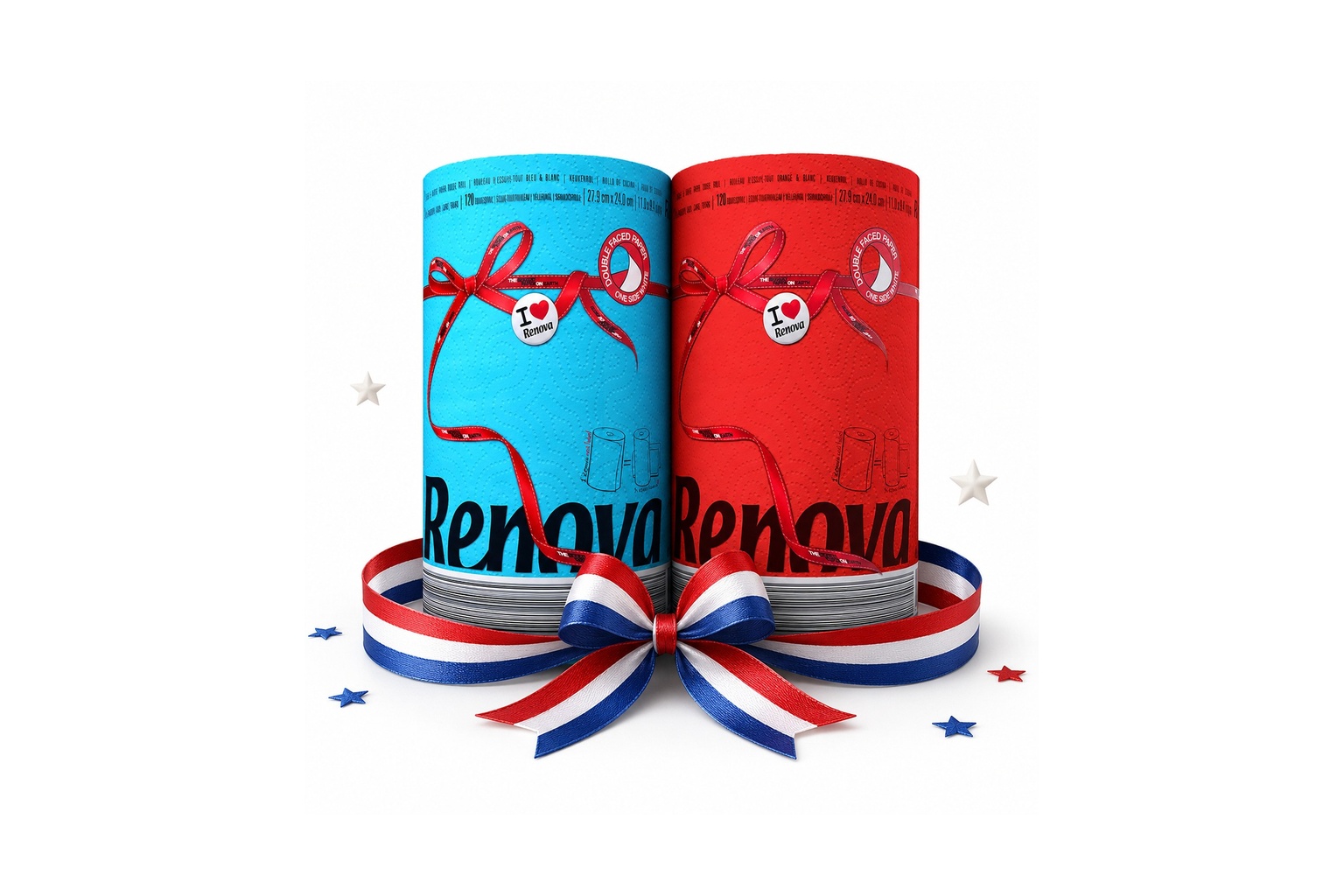 Red, White & Blue: An Easy 4th of July Tablescape & Bathroom